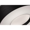 Afx Montclair 13" LED Semi-Flush - Black MCF1214LAJUD-BKSF